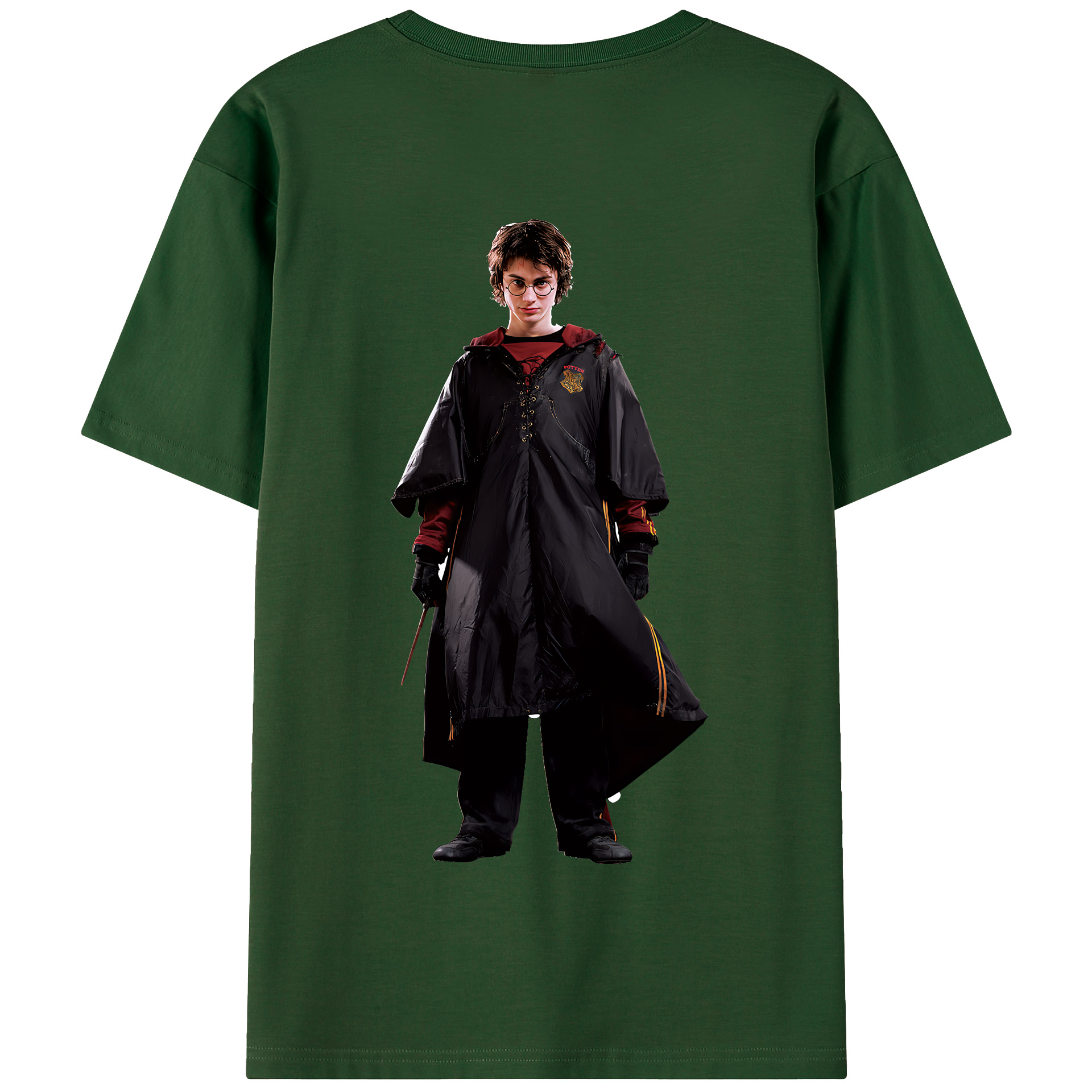 （画像用） Harry Potter ハリー・ポッターシリーズ 綿100％半袖Tシャツ（背面プリント）